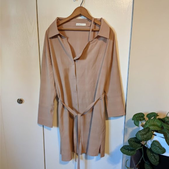 Oak & Fort asymmetrical off shoulder dress (size S) - Picture 1 of 3